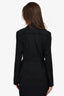 Prada 2009 Black Pleated Blazer Jacket Size 44
