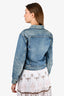 Celine Blue Washed Denim Jacket Size M