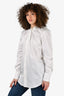 MM6 Maison Margiela White Button-Up Drape Shirt Size 36