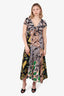 3.1 Phillip Lim Multicolor Floral Print Slip Maxi Dress Size 6