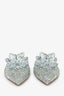 Jimmy Choo Swarovski Embellished 'Athena' Pointed Toe Flat Size 35.5