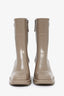 Chloe Taupe Zip Up 'Betty' Rain Boots Size 35