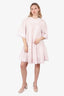 Simone Rocha Pink Lace Drop Waist Dress Size 6