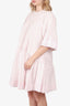 Simone Rocha Pink Lace Drop Waist Dress Size 6