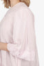 Simone Rocha Pink Lace Drop Waist Dress Size 6