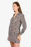 Diane Von Furstenberg Brown Pattern Shift Dress Size 6
