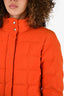 Hermes Orange Goose Down Puffer Jacket Size S