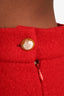 Vivienne Westwood Red Wool Mini Skirt Size 42