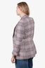 Veronica Beard Multicolor Houndstooth Wool Blazer Size 0