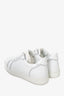 Christian Louboutin White Leather Vieira Bordo Strass Sneakers Size 39