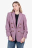 Veronica Beard Purple Cotton Blazer