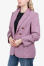 Veronica Beard Purple Cotton Blazer