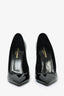 Saint Lauent Black Patent Opyum Heels Size 39