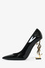 Saint Lauent Black Patent Opyum Heels Size 39