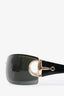 Gucci Black Shield Horsebit Sunglasses