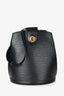 Louis Vuitton 1999 Black Epi Leather 'Cluny' Shoulder Bag