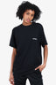 VETEMENTS Black Logo Print T-Shirt Size S