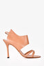 Manolo Blahnik Tan Leather Strappy Heels Size 38