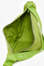 Prada Green Canvas Triangular Crossbody Bag