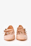 Miu Miu Beige Patent Leather Embellished Mary Jane Heels Size 37