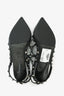 Valentino Black Leather Cage Rockstud Heels Size 38