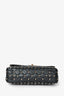 Valentino Black Leather 'VLTN' Studded Top Handle with Strap