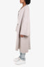 The Row Grey Wool Sweater Duster Open Cardigan Size 1