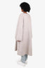 The Row Grey Wool Sweater Duster Open Cardigan Size 1
