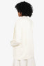 R+A White Studded Blazer Size S