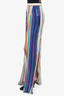 Missoni Multicolor Striped Sheer Open Flare Pants XS