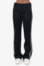 Off-White Black/White Side Stripe Wide Leg Track Pants Size M