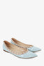 Valentino Blue Patent Rockstud Flats size 37.5