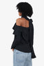 Walter Baker Black Off The Shoulder Ruffle Blouse Size S