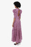 Isabel Marant Etoile Pink Floral Print Maxi Dress Size 36