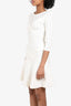 Herve Leger White Strappy Bodycon Bandage Mini Dress Size XXS