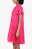 Isabel Marant Etoile Pink Lanikaye Ruffle Dress Size 34