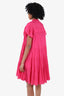 Isabel Marant Etoile Pink Lanikaye Ruffle Dress Size 34