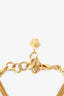 Versace Gold Tone Medusa Head Multi-chain Bracelet