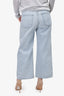Citizens of Humanity Blue Pinstripe Straight Leg Denim Size 29