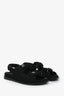 Pre-Loved Chanel™Black Mesh Woven Dad Sandals Size 41