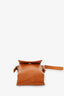 Fendi Vintage Brown Leather Mini Phone Pouch