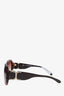 Chloe Brown Frame Rounded Sunglasses