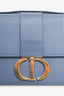 Christian Dior Blue Leather 30 Montaigne Shoulder Bag