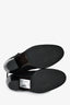 Acne Studios Black Leather Heeled Ankle Boots Size 37