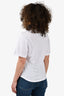 Isabel Marant White Cotton Stitched T-Shirt Size M
