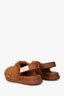 Marni Brown Leather Sabot Shearling Clogs Size 40