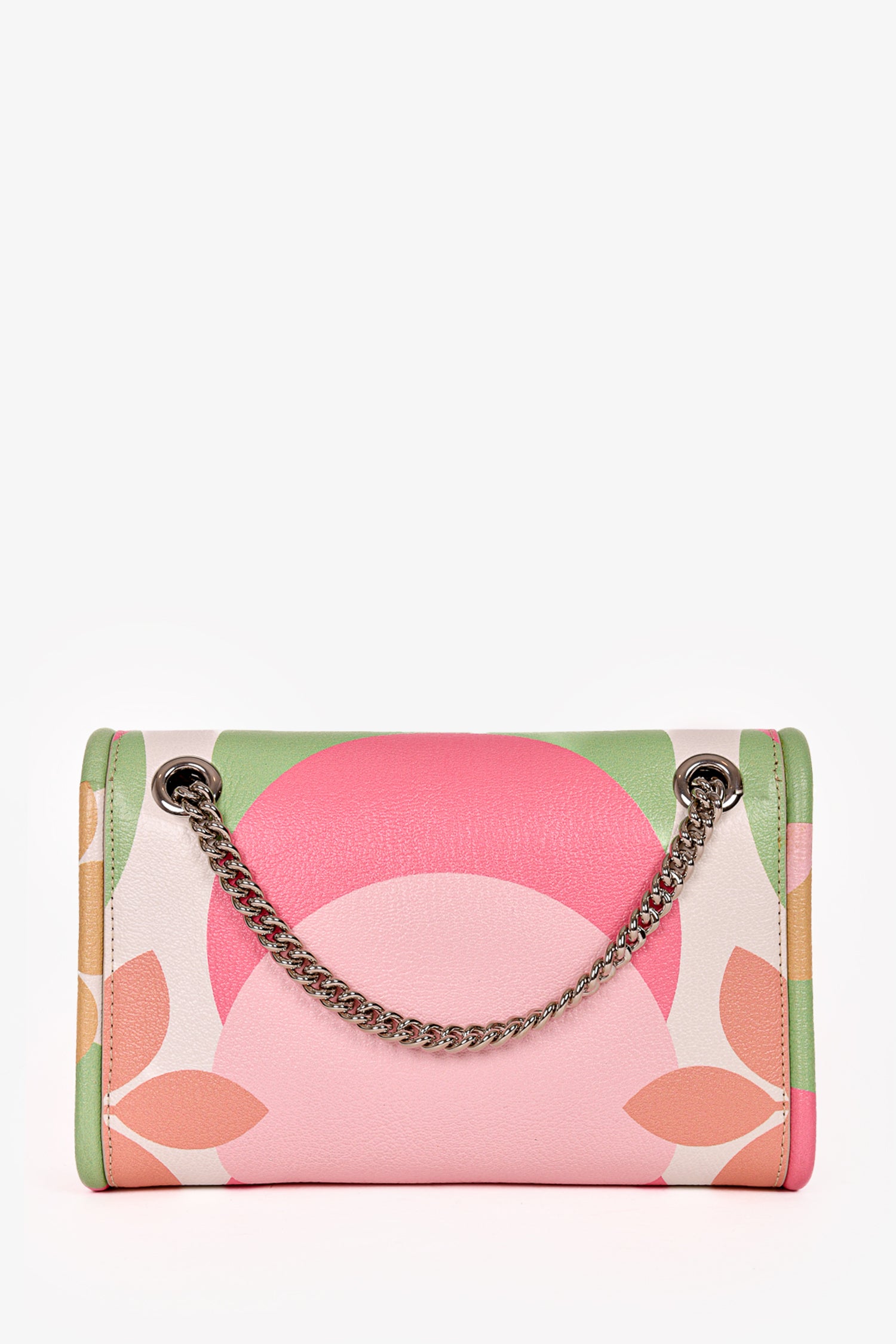 Miu Miu Green/Pink Floral Print Silver Chain Bag – Mine & Yours