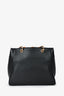 Gucci Black Leather Small Bamboo Handle Tote