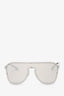 Versace Silver '#Frenergy' Visor Sunglasses