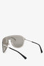 Versace Silver '#Frenergy' Visor Sunglasses